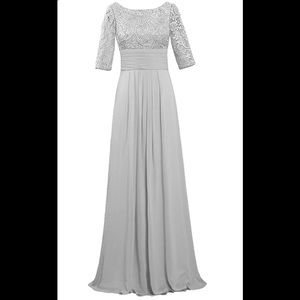 Gray Bridesmaid dress